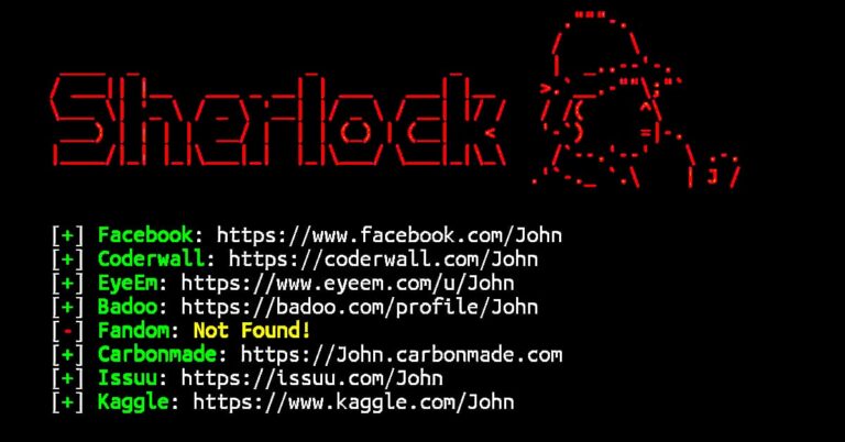 Sherlock in Termux Latest commands