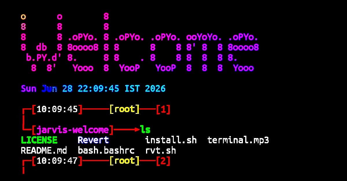 Termux Jarvis welcome tool