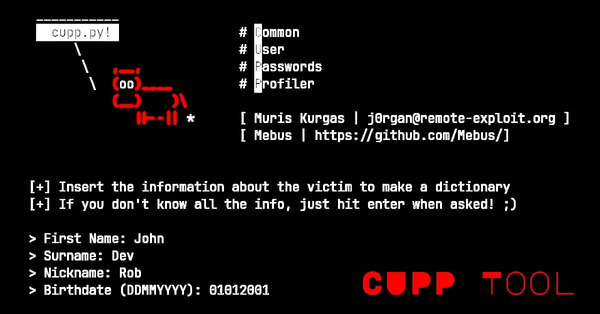 Create custom wordlist