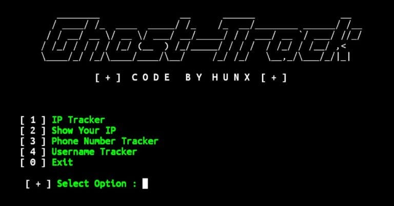Ghosttrack Termux tutorial
