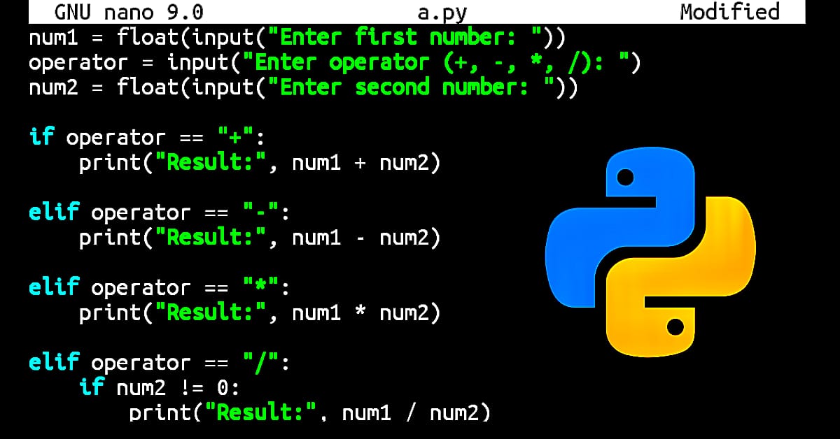 Learn python in Termux