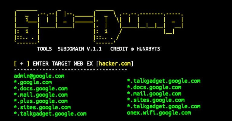 Subdomain finder tool